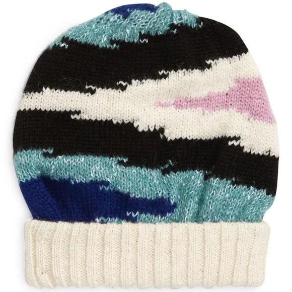 Missoni Flame Stitch Alpaca Blend Beanie Missoni Zig Zag wool beanie Missoni main image 2